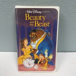 1992 Beauty and the Beast The Walt Disney Black Diamond Classic Collection VHS